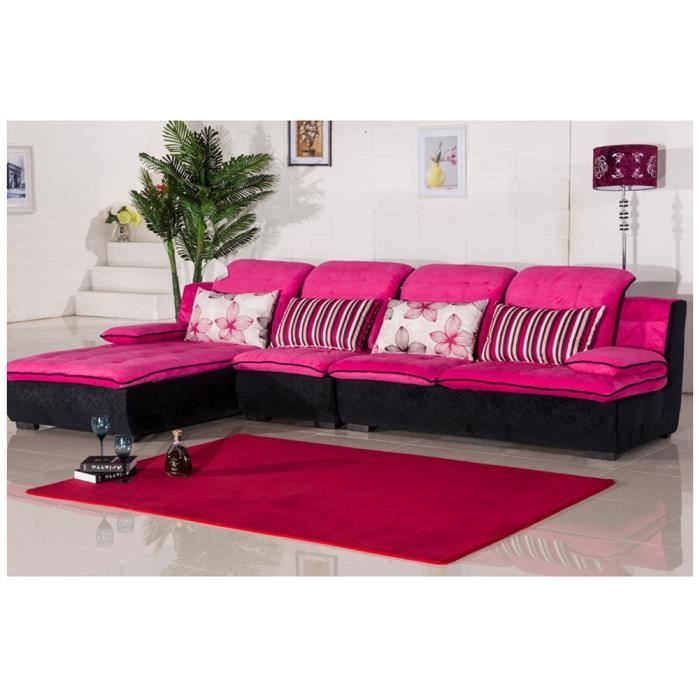 Tapis De Canapé HONGBI Décorez Salon - 120 x 160cm - Vin rouge