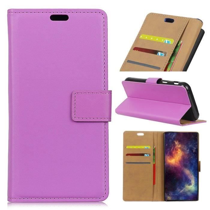 K-S-Trade Custodia In Sughero Per Wiko View 3 Pro – Protezione 360° Con Cover Flip, Colore Marrone