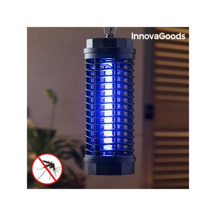 lampe anti-moustiques kl-1800 innovagoods 6w noire