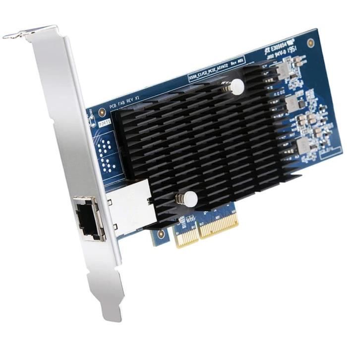 Carte Réseau Intel X550-T2 10GBase-T, PCIe 3.0, Double Connecteur RJ-45 – Ultra Rapide Et Fiable