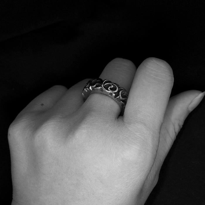 Personnalise Bagues Acier De Titane Bague Male La Queue Anneau