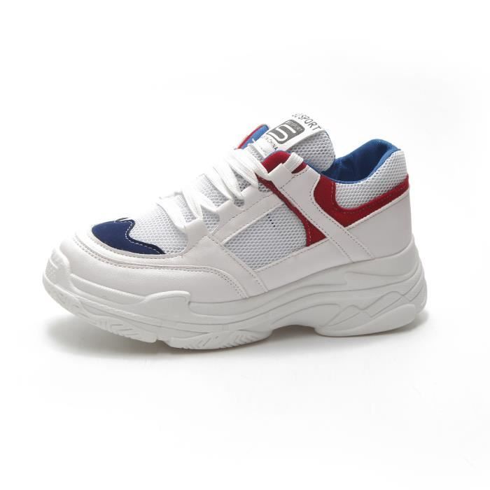 chaussure basket compensée femme