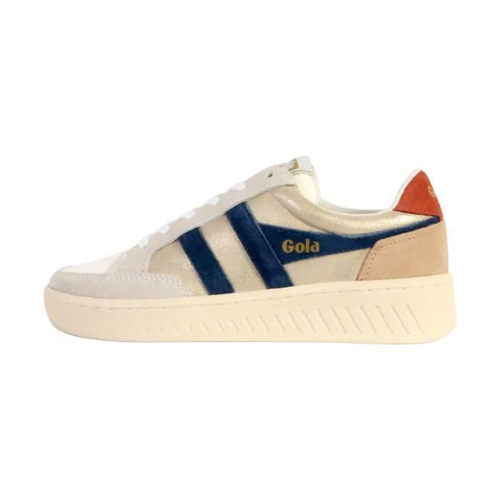 Gola Basket Basse Cuir Gola Superslam Blaze - Or/Ink/Orange