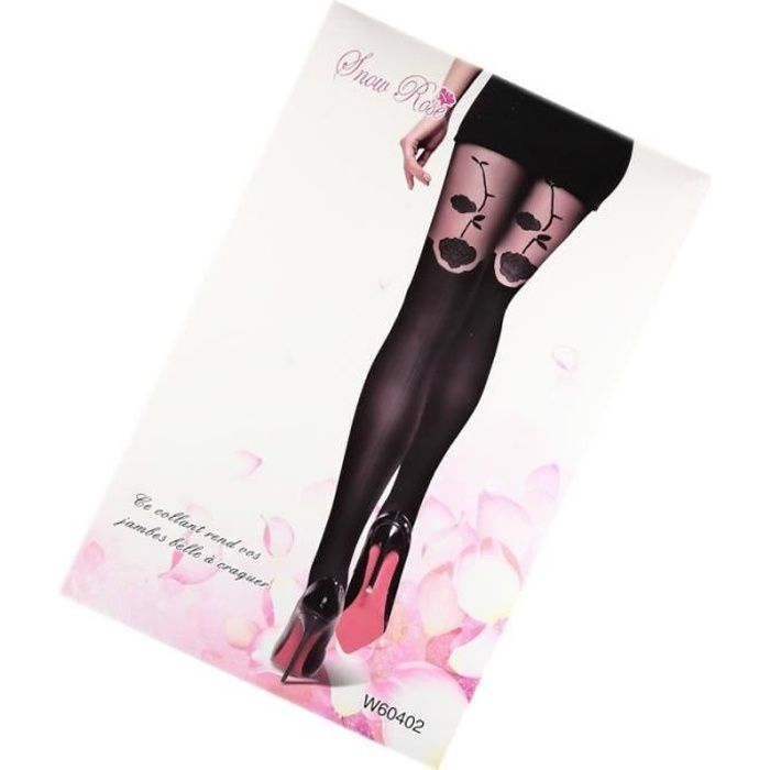 Modebas Collant Fantaisie Motif Les Roses SEXY T.U. Taille unique Noir Noir Cdiscount Chaussures