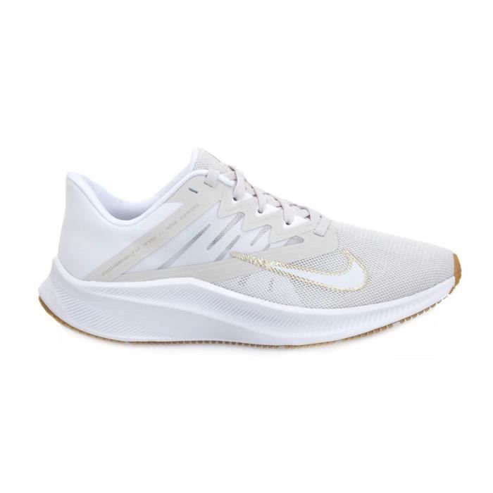 Chaussures de Running NIKE Quest 3 pour Femme Blanc Gris Drop