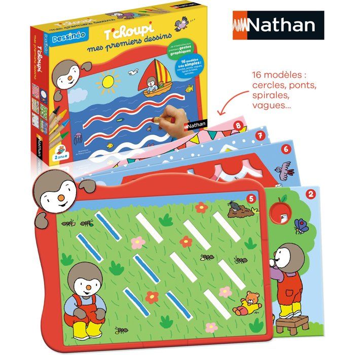 Dessin enfant Nathan T'Choupi Mes premiers dessins - vue 2