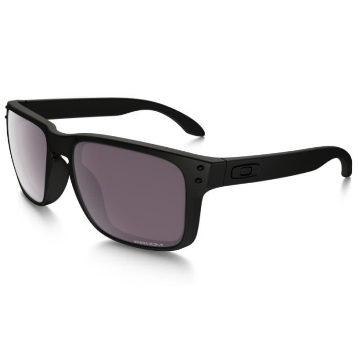 Lunettes Oakley Holbrook Matte Black Prizm Black Polarized Noir Achat Vente lunettes de soleil Mixte Adulte Cdiscount