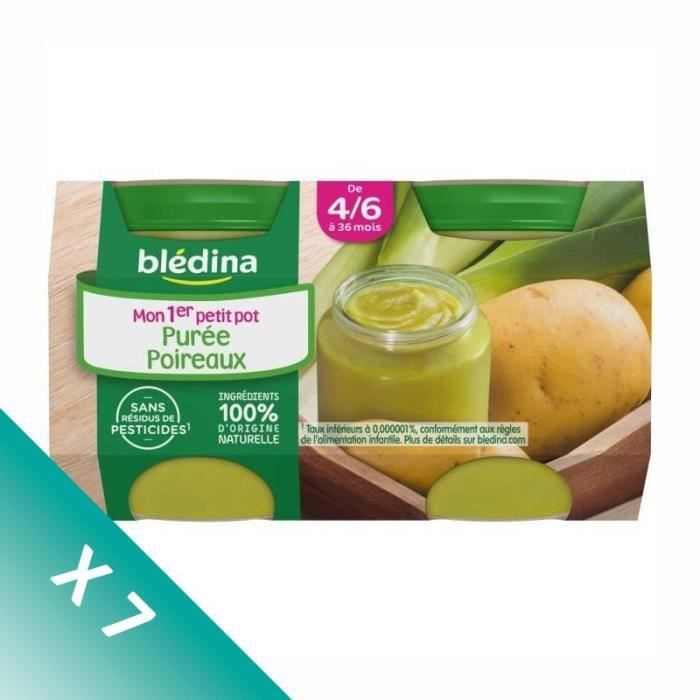 Lot De 7 Bledina Mon 1er Petit Pot Pomme De Terre Poireaux 2x130g Des 4 6 Mois Cdiscount Au Quotidien