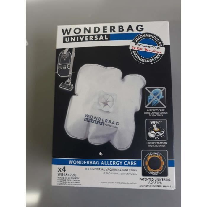 Boîte de 5 sacs microfibres WONDERBAG ROWENTA, MOULINEX, CALOR