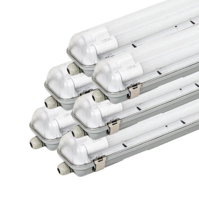 Tube Néon LED 120cm T8 36W (Pack de 10) - Blanc Neutre 4000K