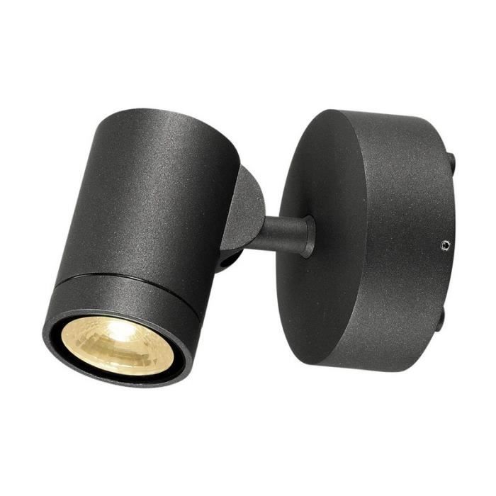 Slv Spot Exterieur Helia Led Ip55 H10 Cm Anthracite 10 5 Cm Gris Achat Vente Slv Spot Exterieur Helia Cdiscount