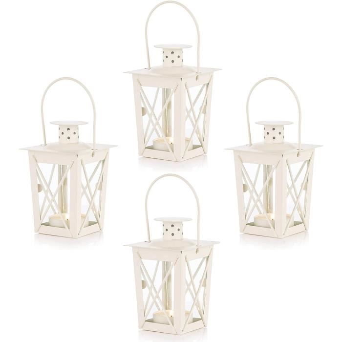 NUPTIO Candela Lanterne Decorazioni Di Halloween -10pcs Nero Treolante - 3