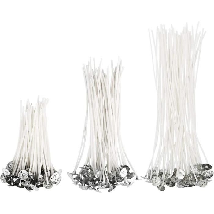 Kit Complet Mèches Coton Pour Bougies DIY - 70m + 150 Supports | Fabriquez Vos Bougies Maison Facilement