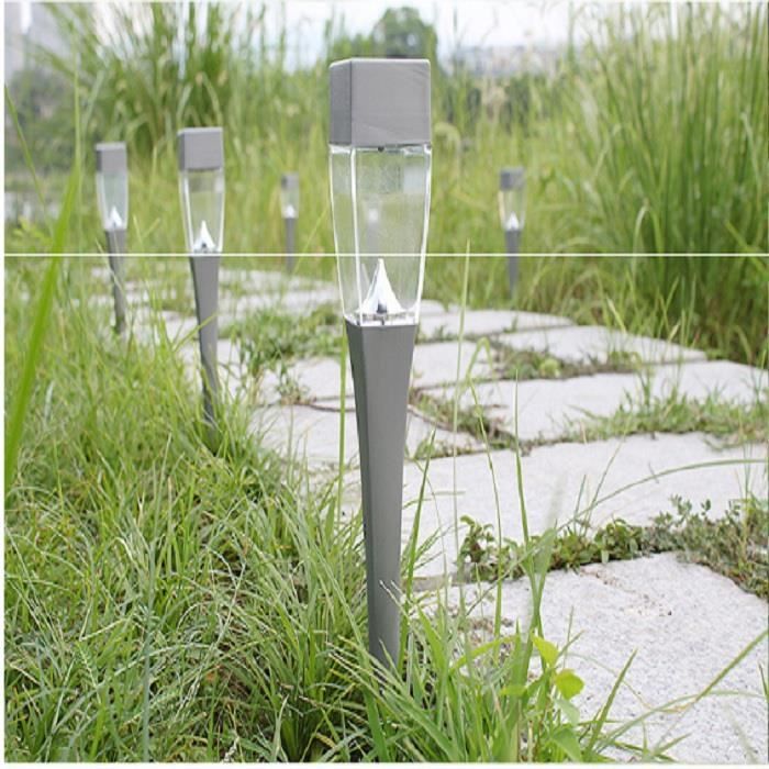 Lavent Balise Solaire Exterieur Pour Allee Paysage Jardin Gris