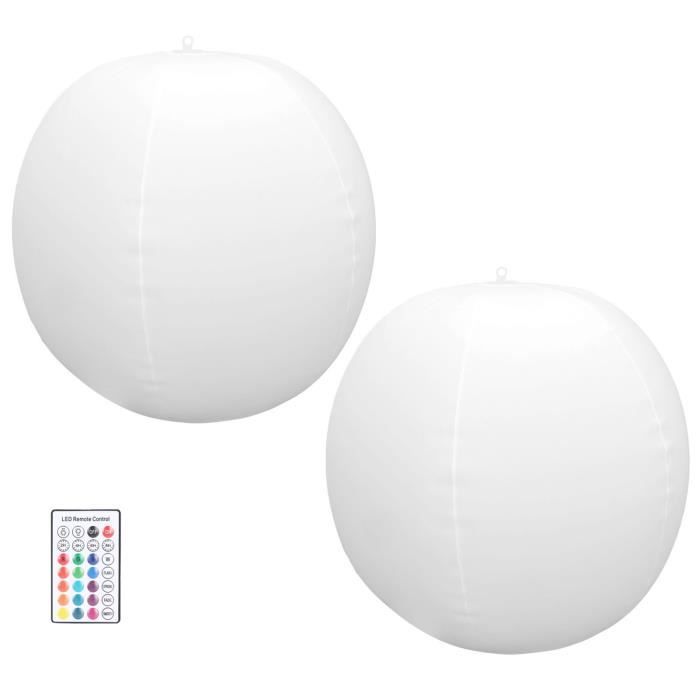 FUYO Suspension LED 25 Cm Intensité Variable - Lampe Boule RVB Intelligente Télécommande Et App - Intérieur Extérieur