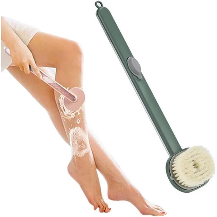 Brosse long manche pour la douche ou le bain ergonomique