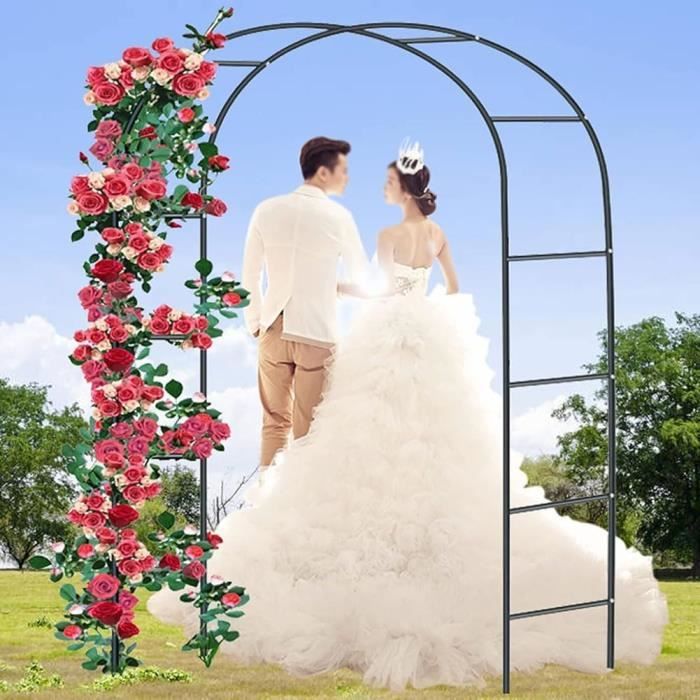 Arche De Mariage En Métal Doré Réglable - Cadre Carré Pour Décoration De Cérémonie, Anniversaire, Fête