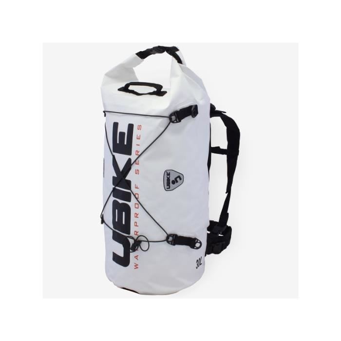 UBIKE Sac à Dos Modulable Étanche 30L Cylindre Camouflage - Pour Moto Vélo Rando Et Voyage