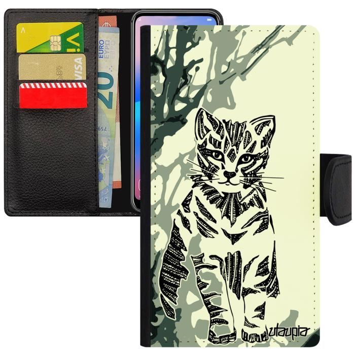 Coque Apple Iphone 7 Cuir Porte Cartes Chat Petit Couleur 128 Go Mignon Noir Peinture Dessin Art Gris Tatouage Arbre De Achat Housse Etui Pas Cher Avis Et Meilleur Prix Cdiscount