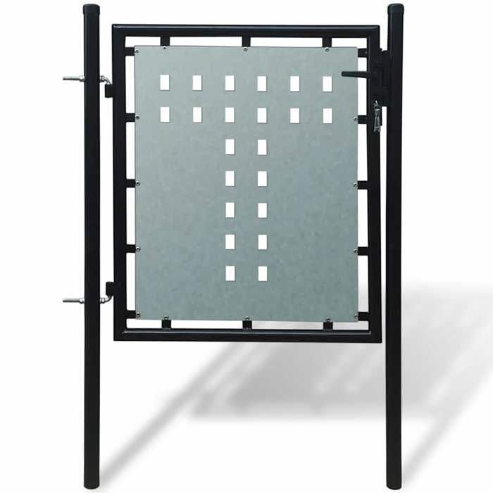 vidaXL Portail simple de clôture 100x150 cm