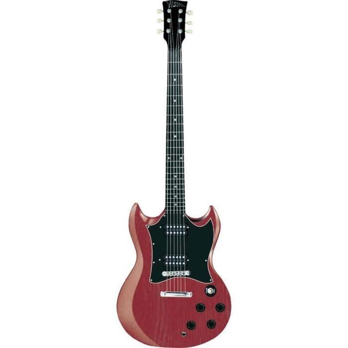 guitare-electrique-type-sg-rouge-transparent-cdiscount-instruments-de