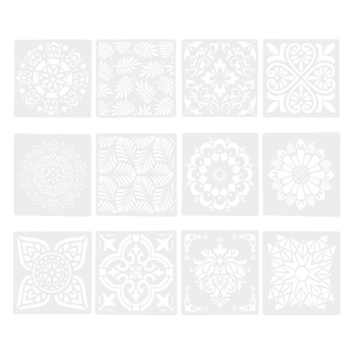 12 Pcs Peinture Pochoirs Alimentaire Artisanat Carre Creux Out Modele Outil De Dessin Pour Enfants Gateau Housse De Coussin Cdiscount Maison 12 Pcs Peinture Pochoirs Alimentaire Artisanat Carre Creux Out Modele Outil De Dessin Pour Enfants Gateau Housse De Coussin Cdiscount Maison