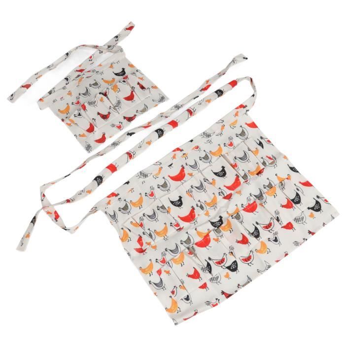 Tablier De Ramassage D'œufs Avec 12 Poches – Pratique Et Solide Pour La Ferme Ou Le Poulailler Maison
