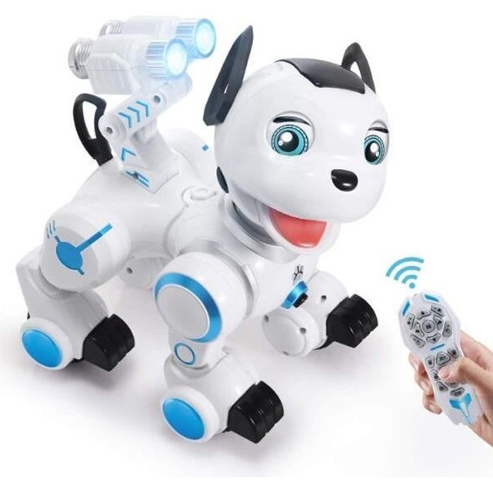 aovowog Jouet Robot pour Chien,Chien Robot Intelligent Jouet Interactif  pour Enfants,Précoces Intelligents Jouets éducatifs pour 3 4 5 6 7 8 Ans