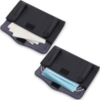 Boîte De Mouchoirs Pour Pare-Soleil Voiture - Porte-Papier Hygiénique En Cuir Universel Noir