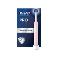 Brosse à Dents électrique Rechargeable Oral-B Pro Series 1 - Rose - 3 Vitesses, Contrôle Pression