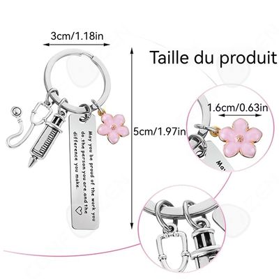 Porte-Clés En Cuir PLABBDPL - Lot De 8, Couleurs Aléatoires, Boucle Alliage