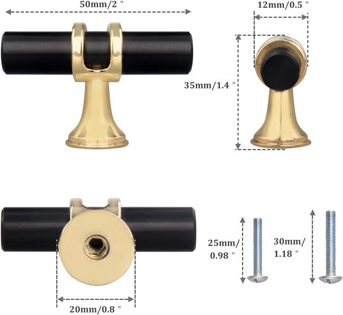 Boutons De Tiroir élégants – Rose Or, 2 Pièces, Diamètre 30mm, Style Chic