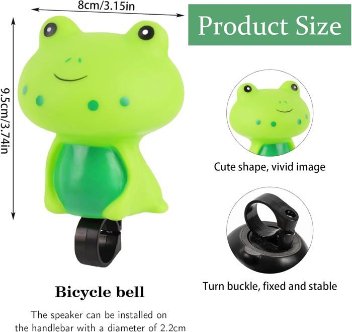 2 Pièces Sonnette Vélo Enfant Avec Autocollants - Klaxon Rose Forte Et Amusante Pour Draisienne, Trottinette Et Tricycle