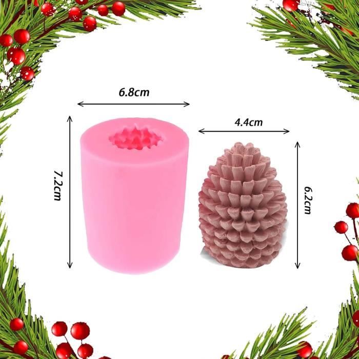 DIY Déco Plâtre Argile Moules En Silicone Pour Résine De Noël - Moule En Plâtre Arbre Gnome Moule Silicone Noël