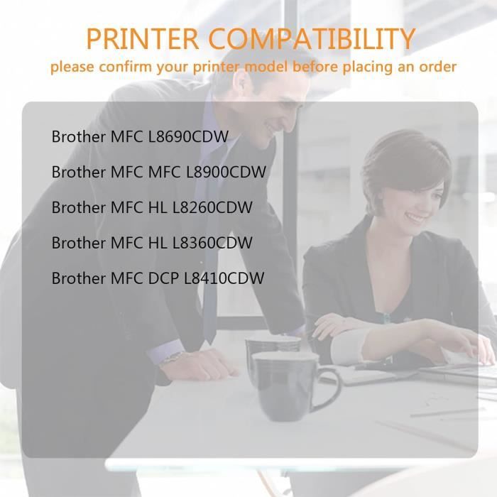 Colori Set Compatibile 4x Toner Per Brother TN-423 TN-423BK TN-423C TN-423M TN-423Y Per DCP-L8410CDN HL-L8260CDW HL-L8360CDW MFC-L8690CDW MFC-L8900CDW - Foto 5