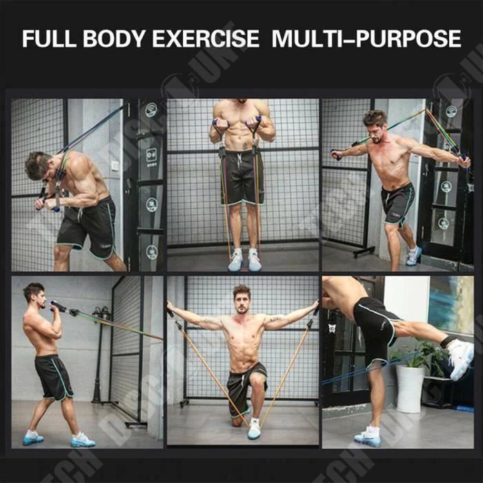 Bande De Résistance, Boxe, Fitness, Avec Ancre De Porte, Développeur De