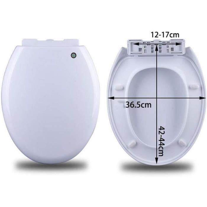 Abattant Wc En Forme De O Et De V Avec Coussinet Pour Salle De