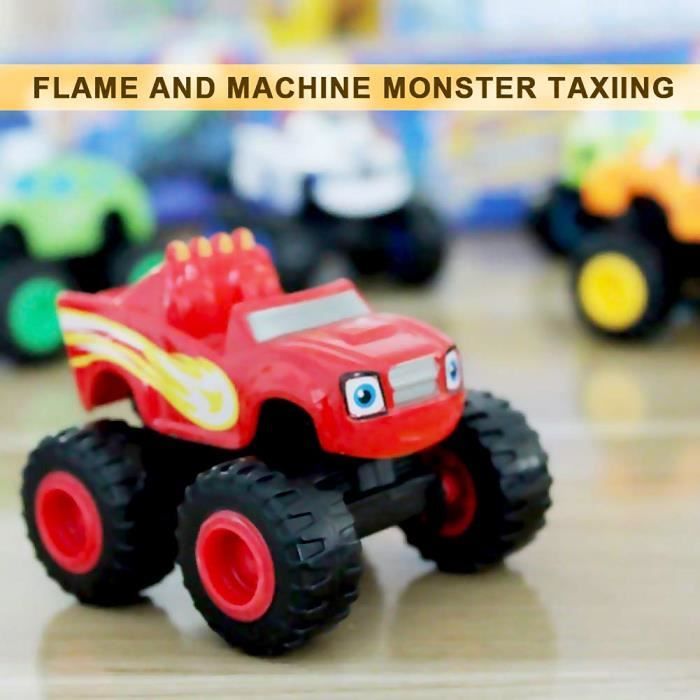 6PC Monster Truck Jouets Machines Voitures Jouets Russes Véhicules  Graphiques Trains Jouets Cadeaux d'Anniversaire pour Enfants Blazer Jouets  pour