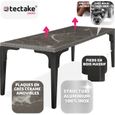 TECTAKE Table en rotin Foggia 196x87x76cm-2