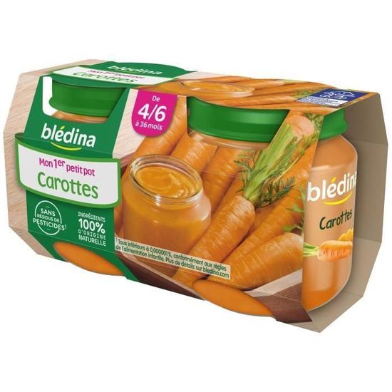 Lot De 3 Bledina Mon 1er Petit Pot Carottes 2x130 G Des 4 6 Mois Achat Vente Legumes Cuisines Lot De 3 Bledina Mon 1er Petit Pot Carottes Lot De 3 Bledina Mon 1er Petit Pot Carottes 2x130 G Des 4 6 Mois Achat Vente Legumes Cuisines Lot De 3 Bledina Mon 1er Petit Pot Carottes