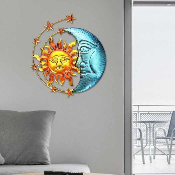 plaque-murale-soleil-lune-en-m-tal-grandes-sculptures-murales