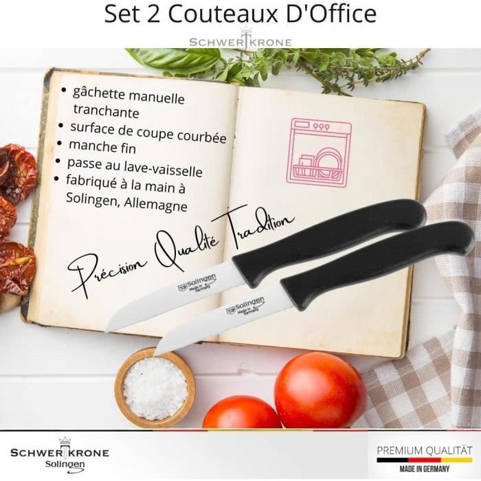 Schwertkrone Couteaux Office Boîte de 4 Couteaux d'Office/Couteau