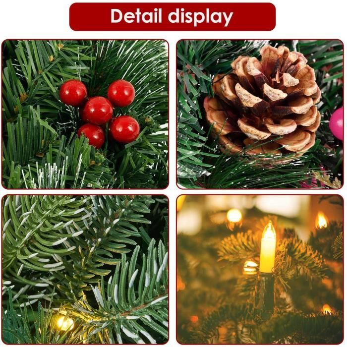 30 Pièces Branches De Sapin Décoratives Branches De Pin Artificielles De Noël Vert Branches D'arbre De Pin En Plastique Branches De Pin Artificiel Plantes Pour Embellissement De Noël Et Maison