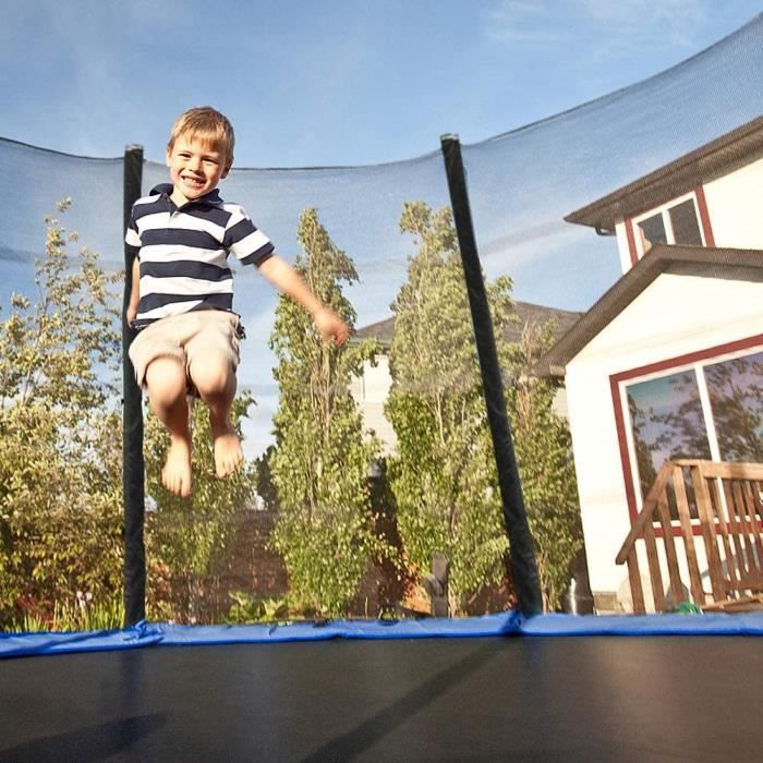 KIDUKU Filet de remplacement pour trampolines 305 cm (6 barres) Filet de  sécurité avec fermeture résistant aux intempéries - Cdiscount Jeux - Jouets