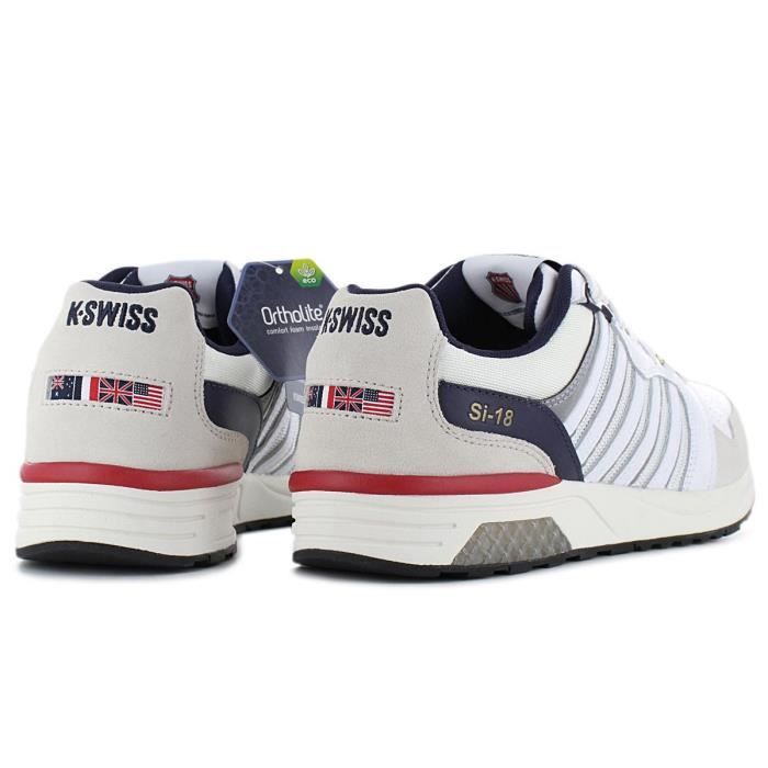 K Swiss SI 18 Rannell Suede USA Hommes Sneakers Baskets Chaussures 08533 143 M Multicolore Cdiscount Chaussures