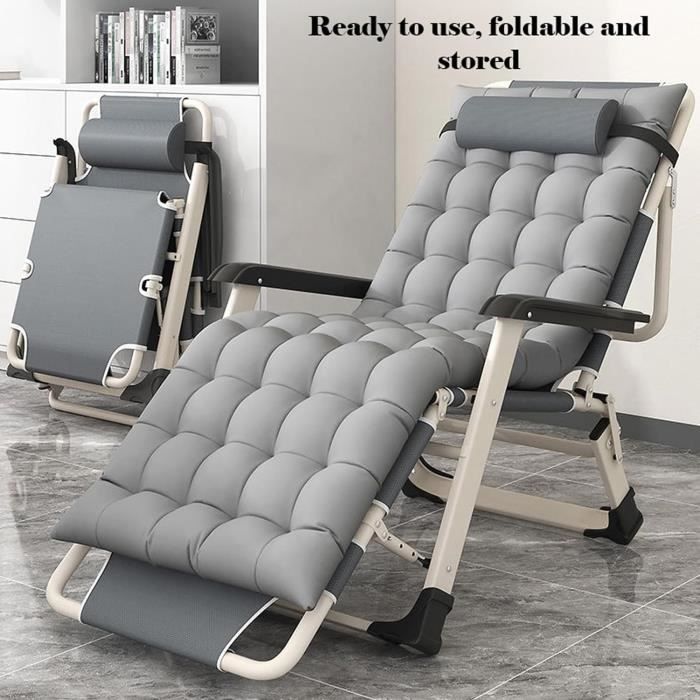 Chaise Longue Pliante De Plage, Chaise De Camping Extérieure Portable