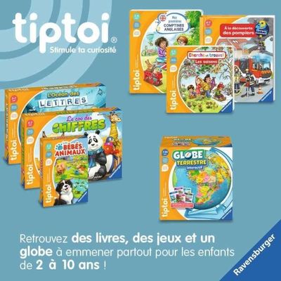 Tiptoi Ravensburger – Tous Mes Animaux – Jeu Interactif Sans écran – 3 à 10 Ans – Puzzle Et Nombres – Français
