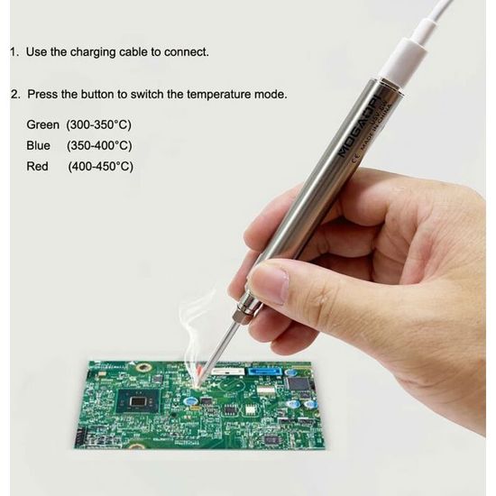 Kit de fer à souder, outils de soudage avec température réglable de 330