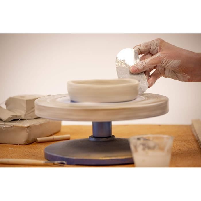Outils de poterie ébauchoir éponge estèque fil à couper