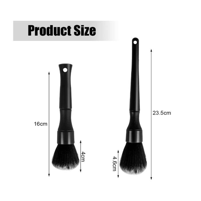 Kit Nettoyage Voiture(5Pcs),Pinceau Detailing Auto Kit de Détail, Brosses à Poussière Jante Pinceaux Interieur pour Tableau de Bord - Auto Kit Nettoyage Voiture(5Pcs),Pinceau Detailing Auto Kit de Détail, Brosses à Poussière Jante Pinceaux Interieur pour Tableau de Bord - Auto
